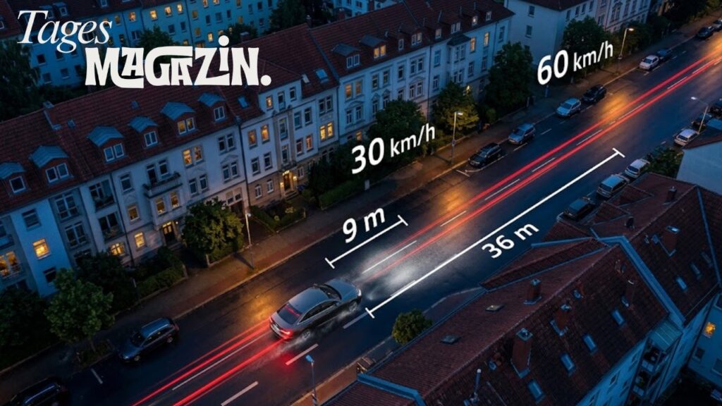 Sie Fahren Mit 30 Km H Dabei Beträgt Der Bremsweg Bei Einer Normalen Bremsung 9 Meter Sie Fahren Mit 30 Km H Dabei Beträgt Der Bremsweg Bei Einer Normalen Bremsung 9 Meter
